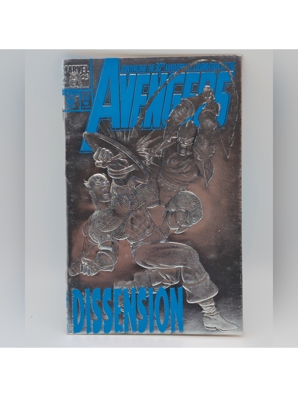 Marvel Avengers #363 1993 Comic Book with Silver and Blue Cover